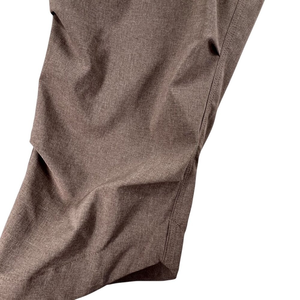 Marmot Taupe Brown Capri Pants Drawstring Elastic Waist Lightweight Med Hiking - Picture 7 of 13